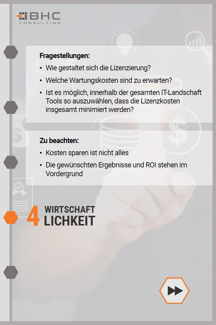 Aspekt 4: Wirtschaftlichkeit